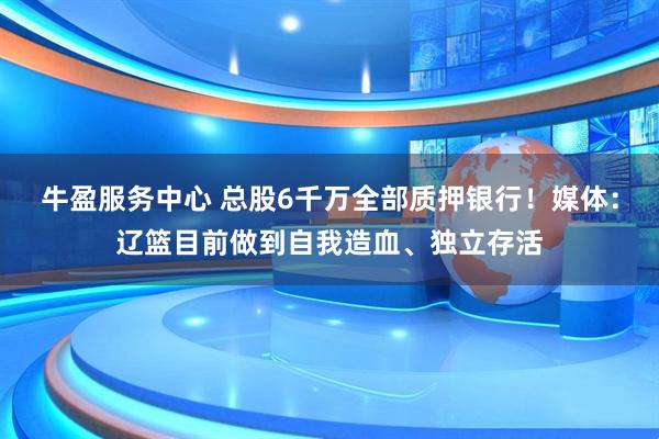 牛盈服务中心 总股6千万全部质押银行！媒体：辽篮目前做到自我造血、独立存活