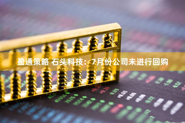 盈通策略 石头科技：7月份公司未进行回购